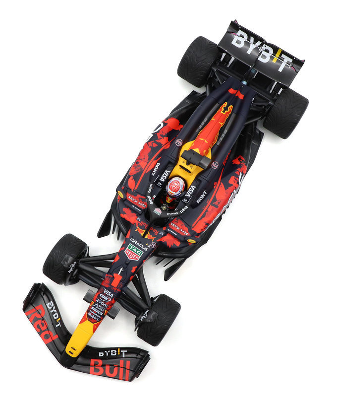 ミニチャンプス 1/18スケール オラクル レッドブルレーシング マックス・フェルスタッペン 2024年 イギリスGP 2位入賞拡大画像