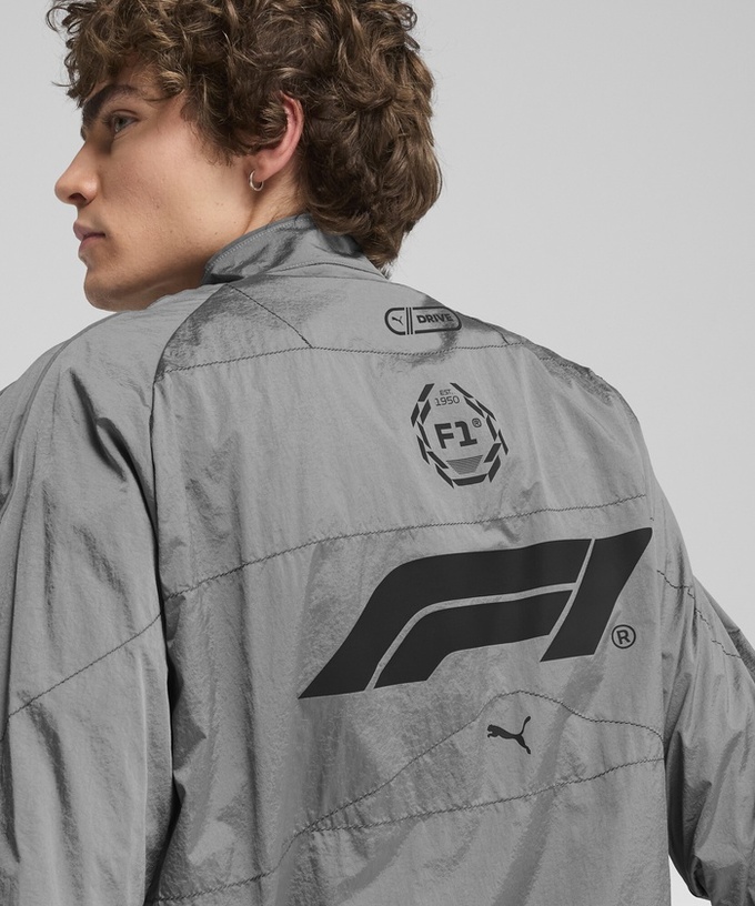 PUMA FORMULA１ T7 オーバーサイズ トラックジャケット シルバー拡大画像