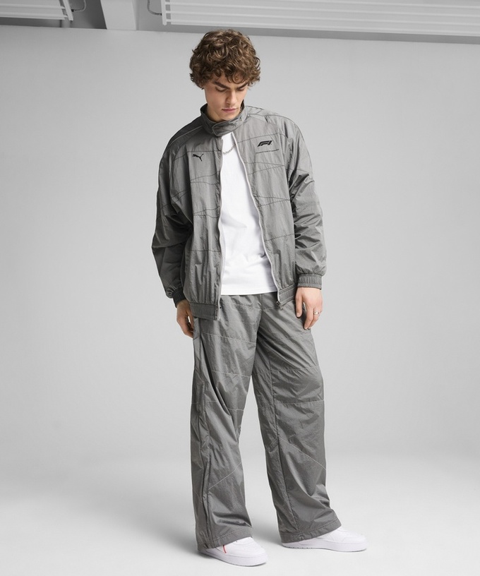 PUMA FORMULA１ T7 オーバーサイズ トラックジャケット シルバー拡大画像