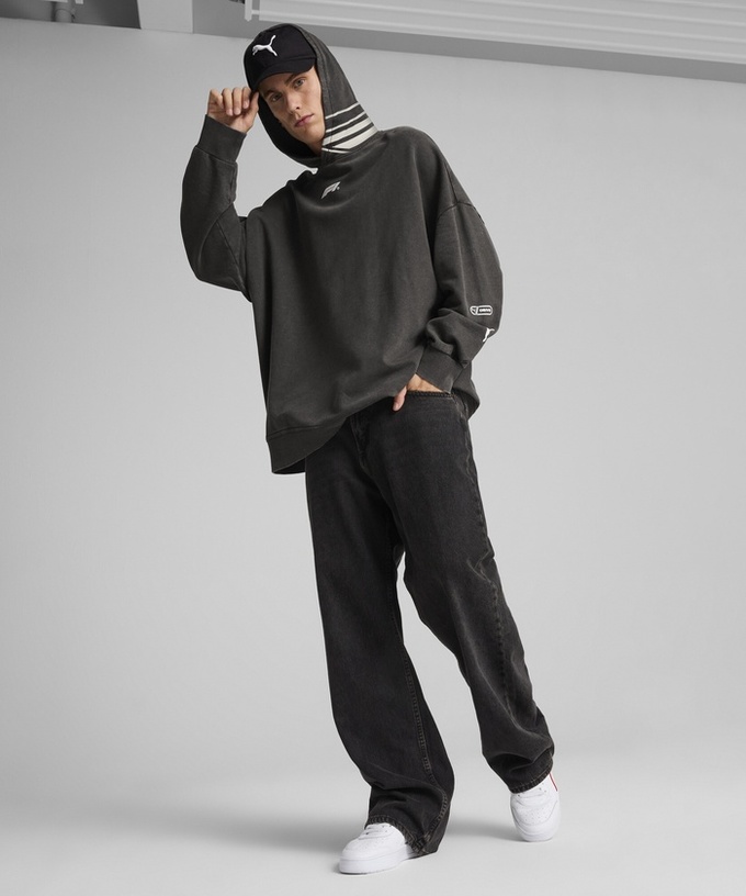 PUMA FORMULA１ フーディー ブラック拡大画像