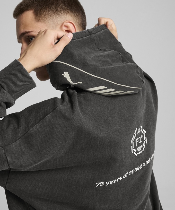 PUMA FORMULA１ フーディー ブラック拡大画像