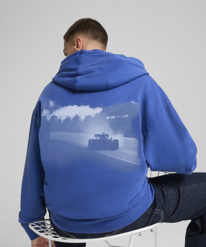PUMA FORMULA1 グラフィック フルジップフーディー ブルー拡大画像
