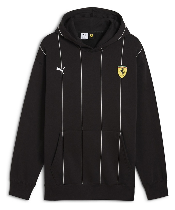 PUMA フェラーリ レース プレミアム フーディー ブラック拡大画像