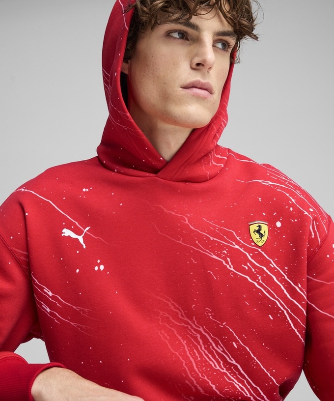 PUMA フェラーリ レース カラー S フーディー レッド拡大画像