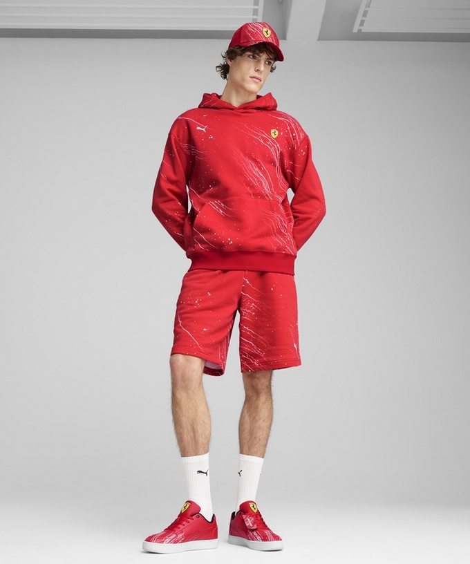 PUMA フェラーリ レース カラー S フーディー レッド拡大画像