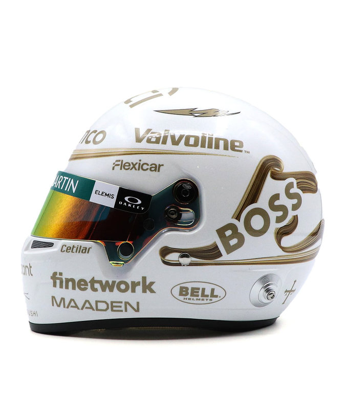 BELL 1/2スケール フェルナンド・アロンソ 2025年 中国GP アストンマーチン ヘルメット拡大画像
