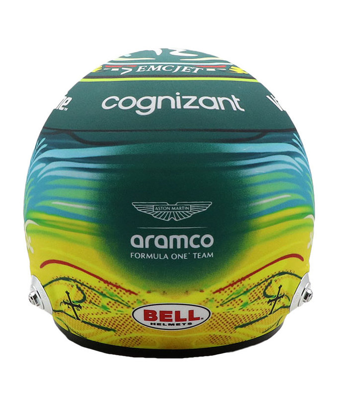 BELL 1/2スケール フェルナンド・アロンソ 2025年 サウジアラビアGP アストンマーチン ヘルメット拡大画像