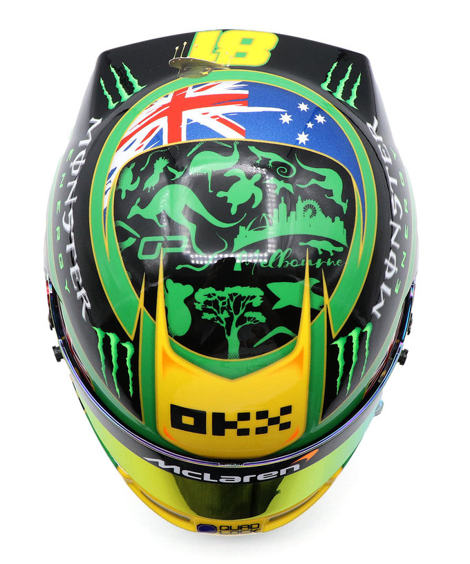BELL 1/2スケール オスカー・ピアストリ 2025年 オーストラリアGP マクラーレン ヘルメット拡大画像