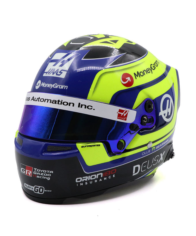 BELL 1/2スケール オリバー・ベアマン 2025年 ハース ヘルメット拡大画像