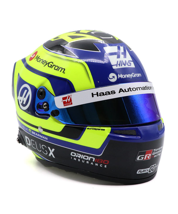BELL 1/2スケール オリバー・ベアマン 2025年 ハース ヘルメット拡大画像