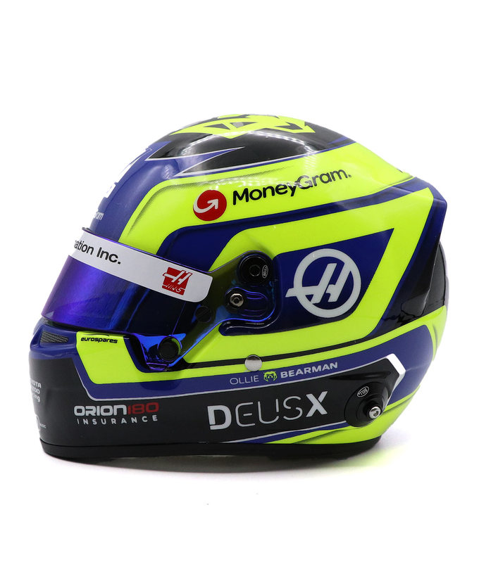 BELL 1/2スケール オリバー・ベアマン 2025年 ハース ヘルメット拡大画像
