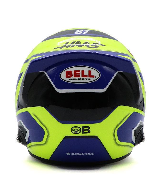 BELL 1/2スケール オリバー・ベアマン 2025年 ハース ヘルメット拡大画像
