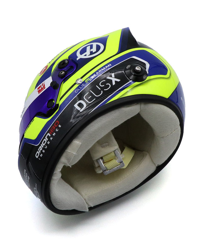 BELL 1/2スケール オリバー・ベアマン 2025年 ハース ヘルメット拡大画像
