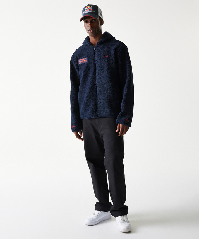 オラクル レッドブルレーシング NewEra フーデッド シェルパ ジャケット拡大画像