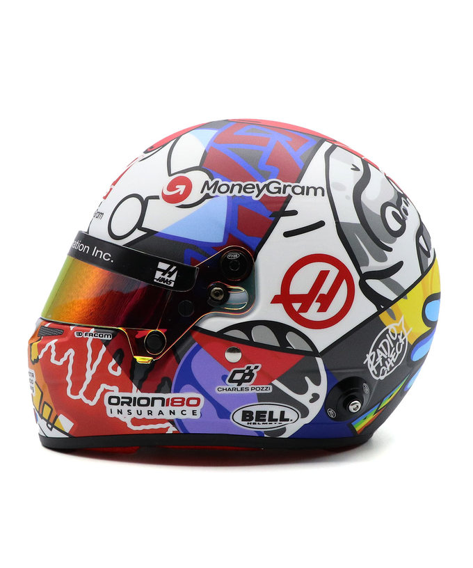 BELL 1/2スケール エステバン・オコン 2025年 マイアミGP ハース ヘルメット拡大画像