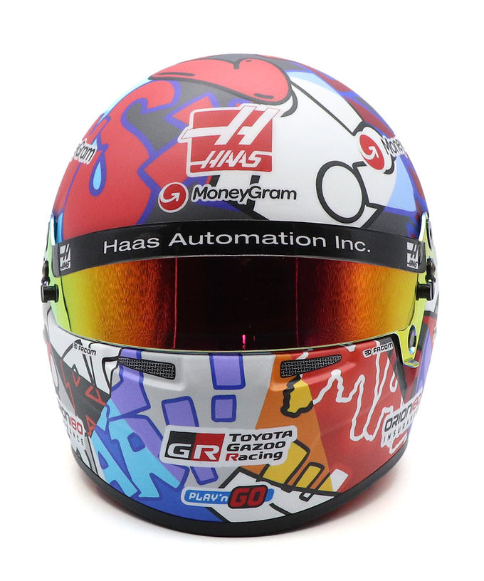 BELL 1/2スケール エステバン・オコン 2025年 マイアミGP ハース ヘルメット拡大画像