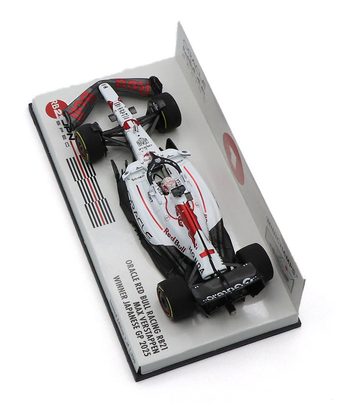 ミニチャンプス 1/43スケール オラクル レッドブル レーシング ホンダ RB21 マックス・フェルスタッペン 2025年 日本GP 優勝 /25f1m/25jp拡大画像