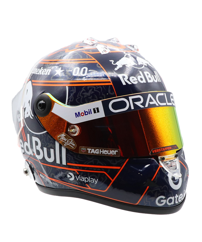 フェルスタッペン別注 シューベルト 1/2スケール マックス・フェルスタッペン 2025年 オレンジ ライオン ヘルメット レッドブル レーシング チーム/ARB拡大画像