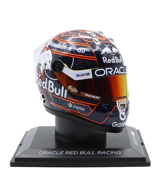 フェルスタッペン別注 シューベルト 1/4スケール マックス・フェルスタッペン 2025年 オレンジ ライオン ヘルメット レッドブル レーシング チーム/ARB拡大画像