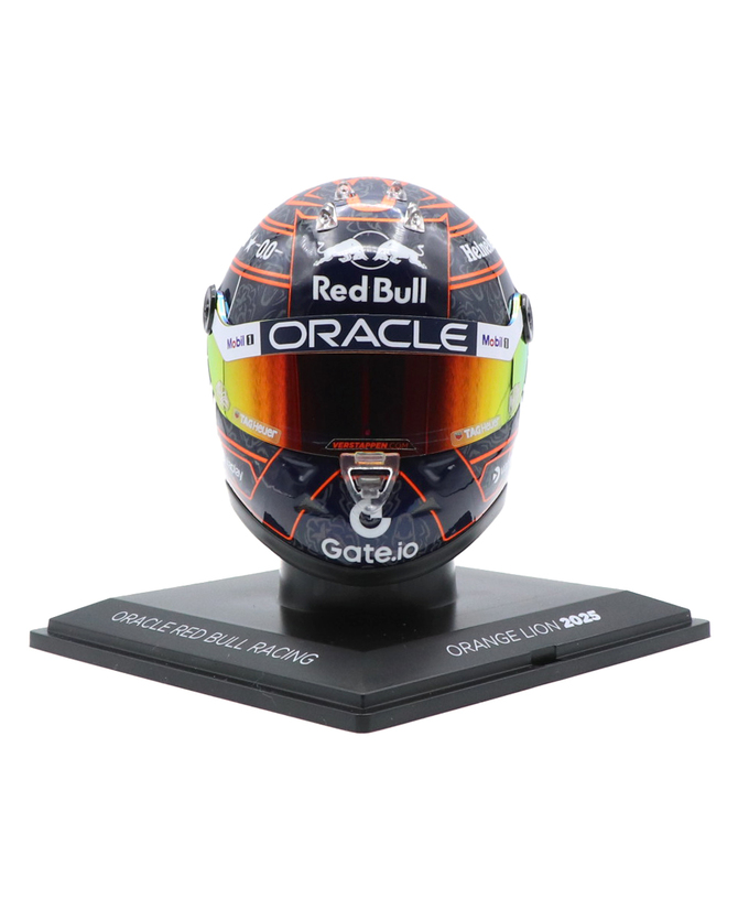 フェルスタッペン別注 シューベルト 1/4スケール マックス・フェルスタッペン 2025年 オレンジ ライオン ヘルメット レッドブル レーシング チーム/ARB拡大画像