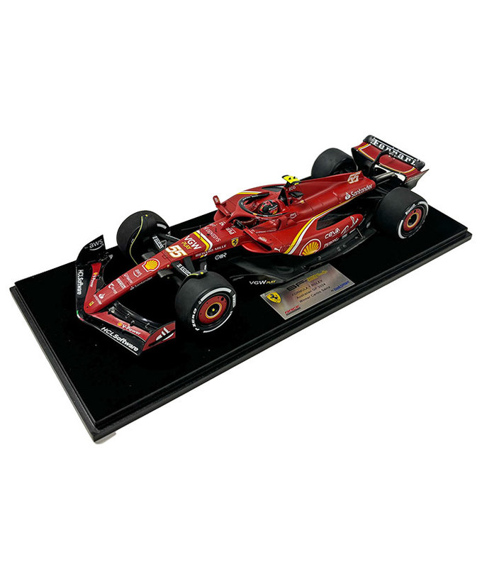 ルックスマート 1/18スケール フェラーリ SF-24 カルロス・サインツ 2024年 オーストラリアGP 優勝 /24f1m拡大画像