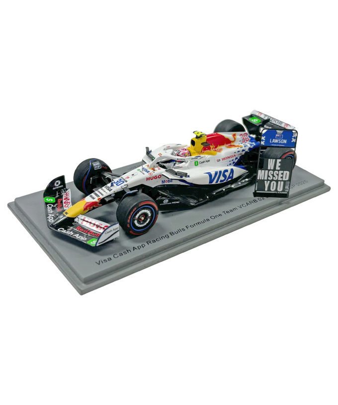 スパーク 1/43スケール VISA CASH APP RB F1 ホンダ VCARB 02 リアム・ローソン 2025年 日本GP /25f1m/25jp拡大画像