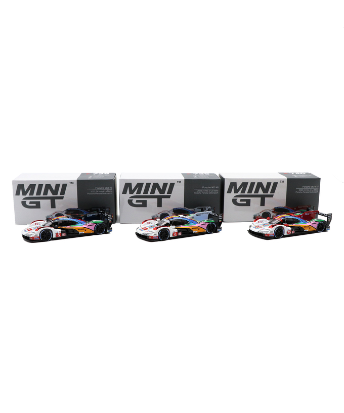 MINIGT 1/64スケール ポルシェ 963 ポルシェ・ペンスキー・モータースポーツ 2023年 ル・マン24時間レース 3台セット /spk拡大画像