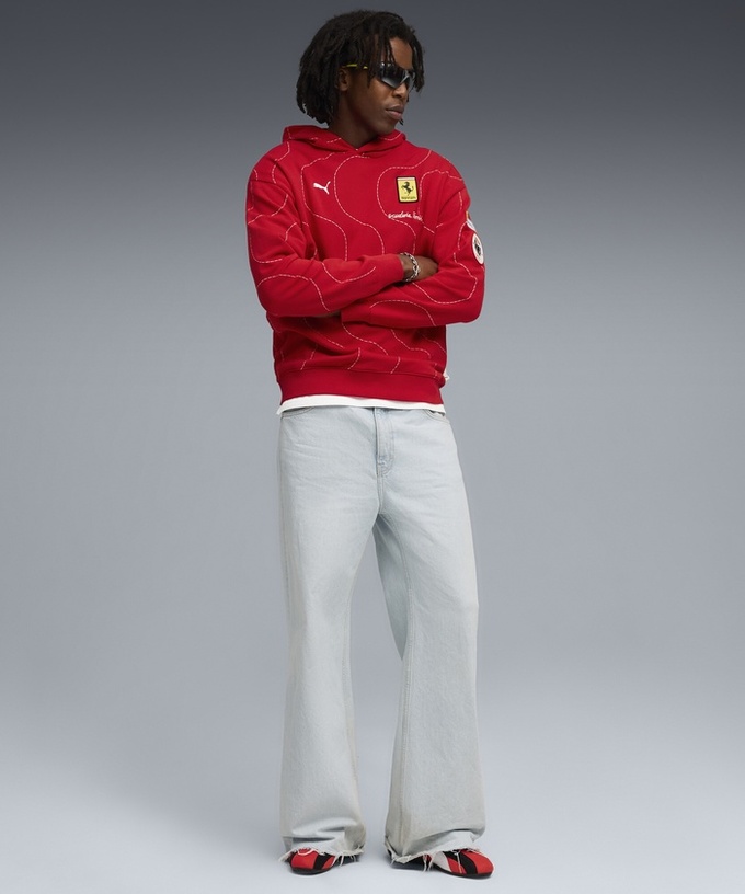 【購入数制限有/おひとり様1個まで】PUMA スクーデリア フェラーリ SF モンツァ フーディー レッド /TM-W拡大画像