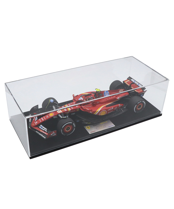 ルックスマート 1/18スケール フェラーリ SF-24 カルロス・サインツ 2024年 モナコGP 3位入賞 /24f1m拡大画像