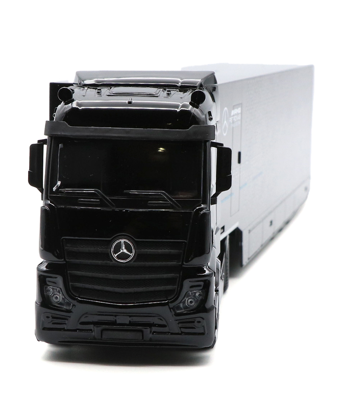 ブラゴ 1/43スケール メルセデス-ベンツ ACTROS GIGASPACE トランスポーター / W15 ジョージ・ラッセル セット拡大画像