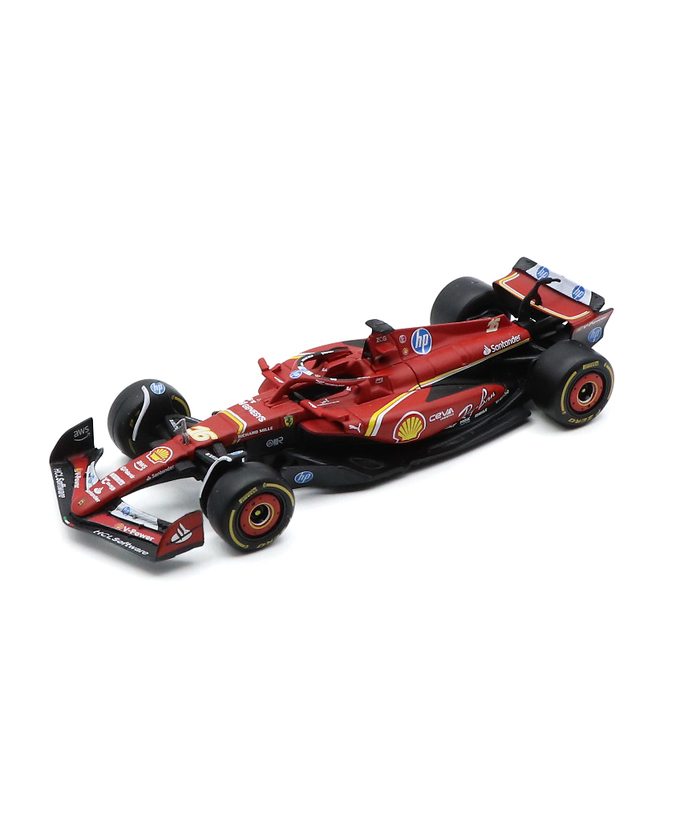 ブラゴ 1/43スケール スクーデリア フェラーリ IVECO S-WAY 570 トランスポーター / SF24 シャルル・ルクレール セット拡大画像