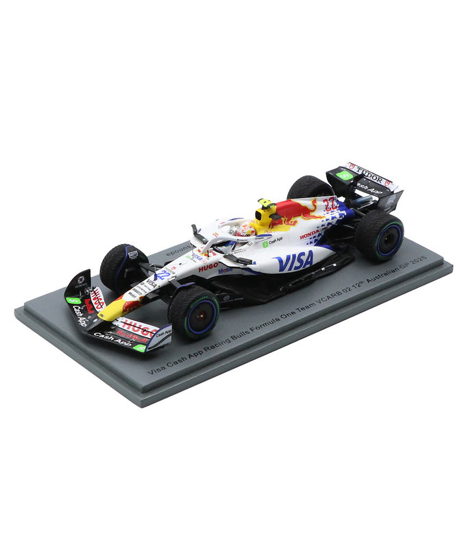 スパーク 1/43スケール VISA CASH APP RB F1 ホンダ VCARB 02 角田裕毅 2025年 オーストラリアGP /25f1m/25jp拡大画像
