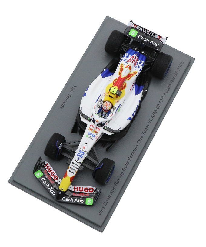 スパーク 1/43スケール VISA CASH APP RB F1 ホンダ VCARB 02 角田裕毅 2025年 オーストラリアGP /25f1m/25jp拡大画像