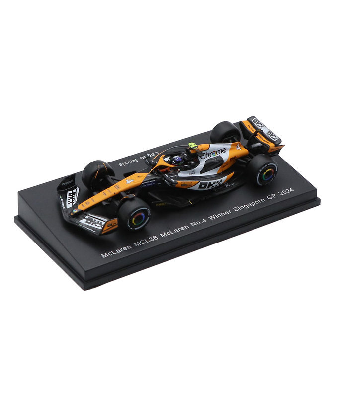 スパーク 1/64スケール マクラーレン F1チーム MCL38 ランド・ノリス 2024年 シンガポールGP /spk拡大画像