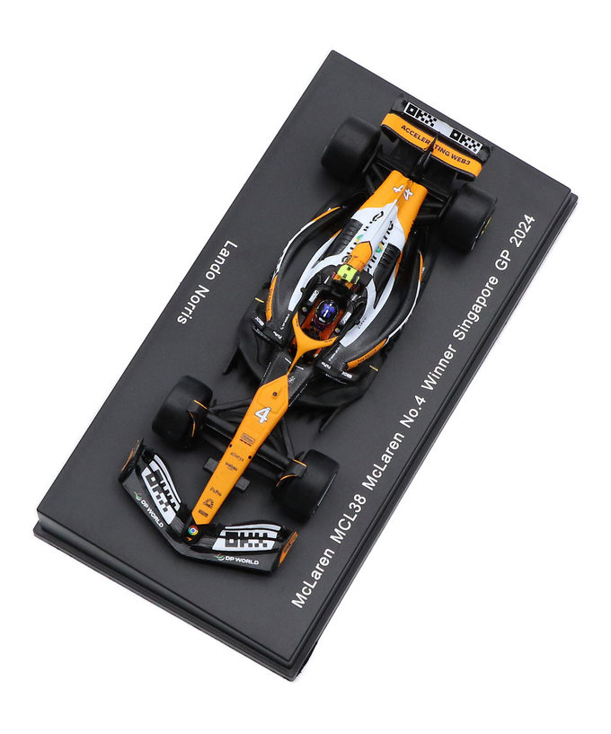 スパーク 1/64スケール マクラーレン F1チーム MCL38 ランド・ノリス 2024年 シンガポールGP /spk拡大画像