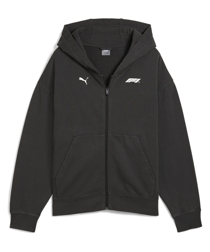 PUMA FORMULA1 グラフィック フルジップフーディー ブラック拡大画像