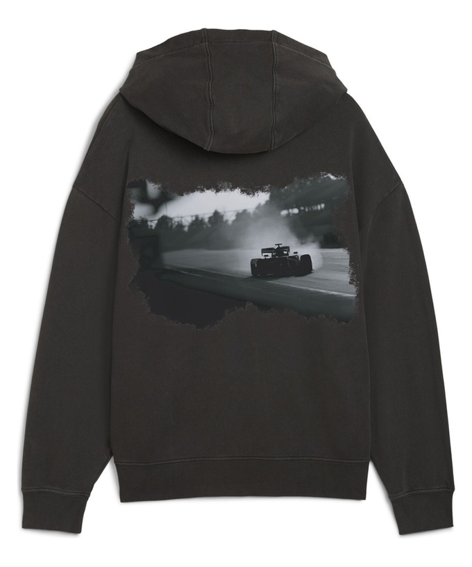 PUMA FORMULA1 グラフィック フルジップフーディー ブラック拡大画像
