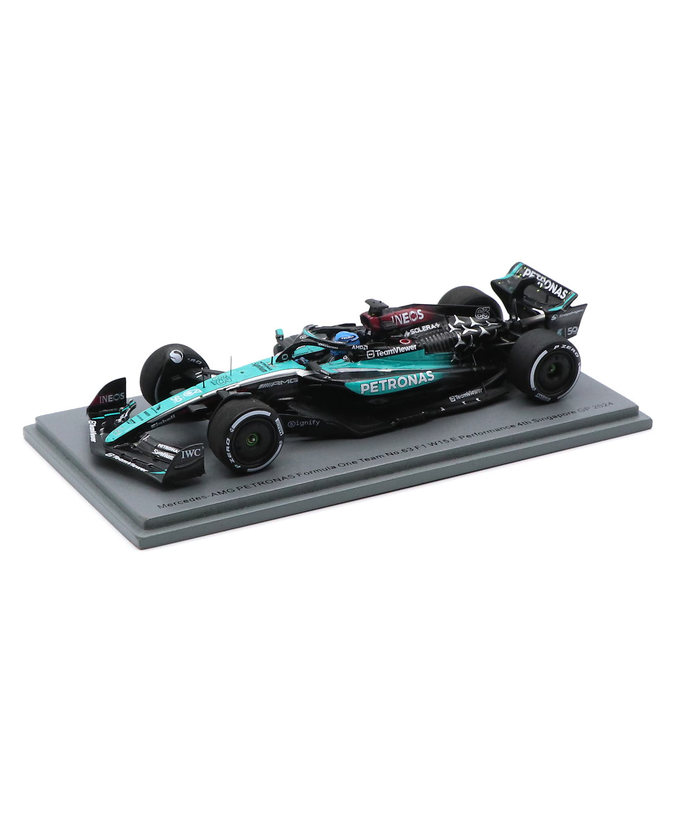 スパーク 1/43スケール メルセデスAMG ペトロナス F1 W15 Eパフォーマンス ジョージ・ラッセル 2024年 シンガポールGP 4位 /24f1m拡大画像