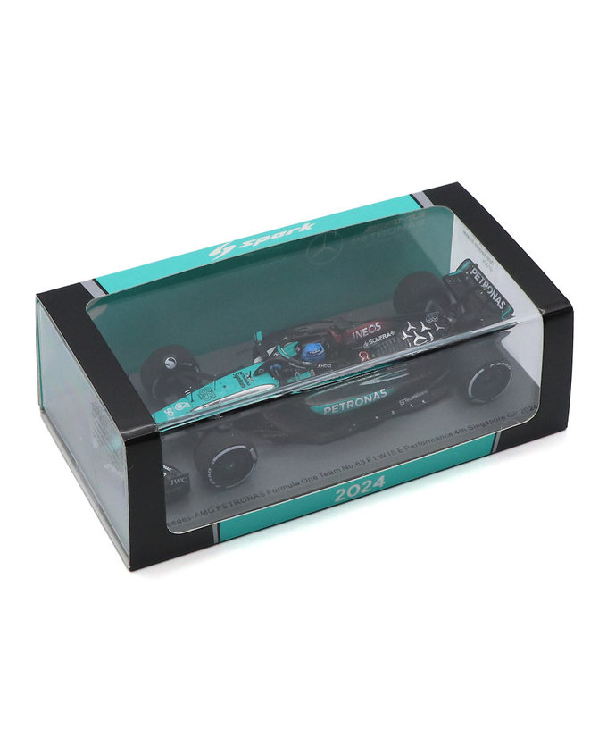 スパーク 1/43スケール メルセデスAMG ペトロナス F1 W15 Eパフォーマンス ジョージ・ラッセル 2024年 シンガポールGP 4位 /24f1m拡大画像