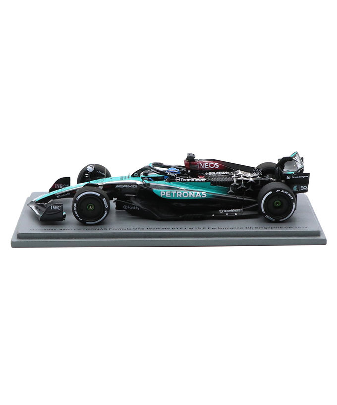 スパーク 1/43スケール メルセデスAMG ペトロナス F1 W15 Eパフォーマンス ジョージ・ラッセル 2024年 シンガポールGP 4位 /24f1m拡大画像