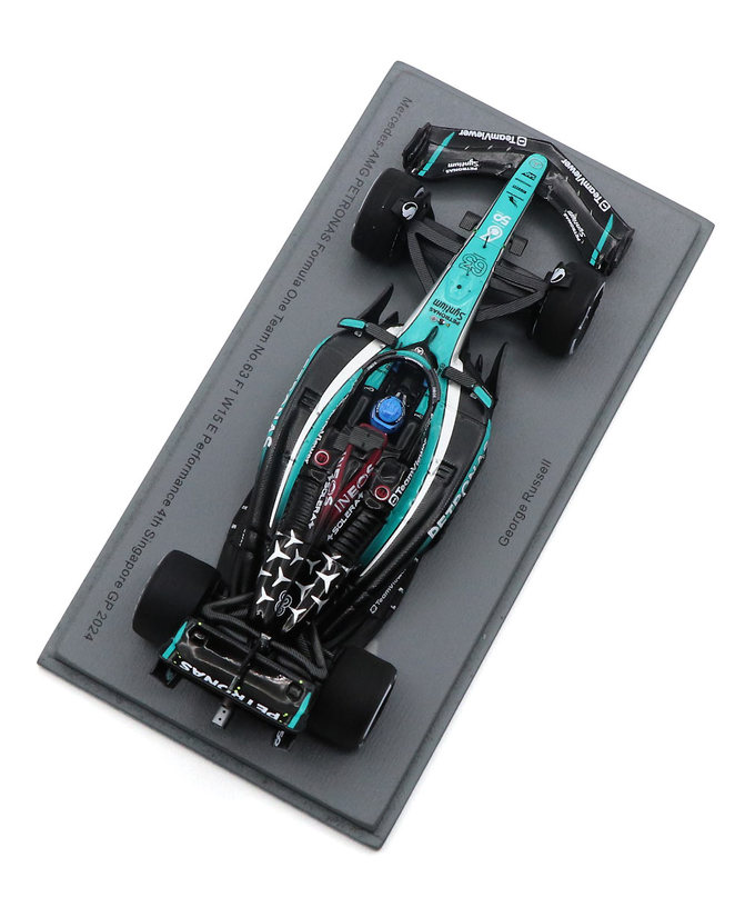 スパーク 1/43スケール メルセデスAMG ペトロナス F1 W15 Eパフォーマンス ジョージ・ラッセル 2024年 シンガポールGP 4位 /24f1m拡大画像
