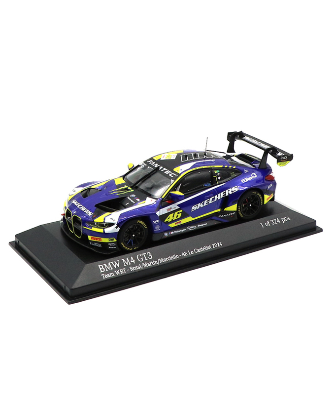 ミニチャンプス 1/43スケール BMW M4 GT3 TEAM WRT NO.46 バレンティーノ・ロッシ 2024年 ポール･リカール 4時間 拡大画像