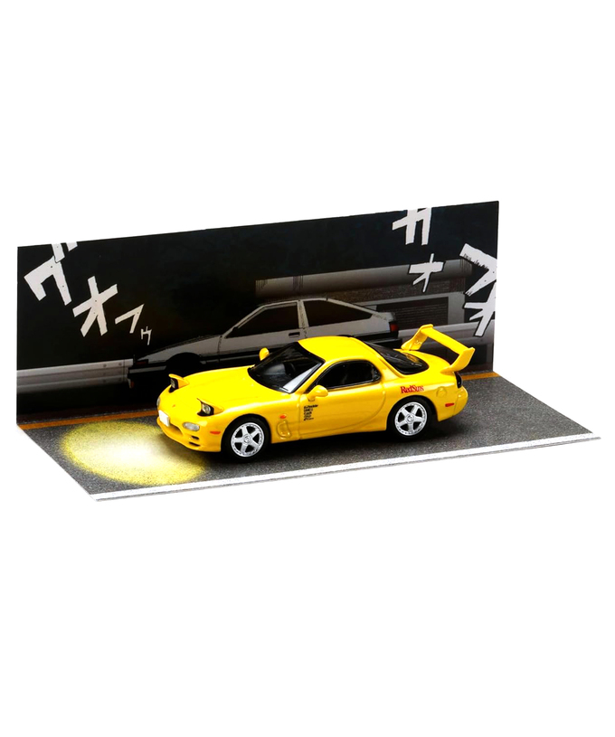 Hobby JAPAN 1/64スケール 頭文字D 30周年記念 マツダ RX-7 (FD3S) RedSuns/頭文字D 高橋 啓介 VS 藤原 拓海拡大画像