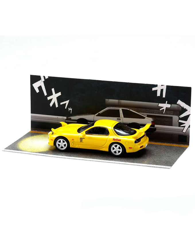 Hobby JAPAN 1/64スケール 頭文字D 30周年記念 マツダ RX-7 (FD3S) RedSuns/頭文字D 高橋 啓介 VS 藤原 拓海拡大画像