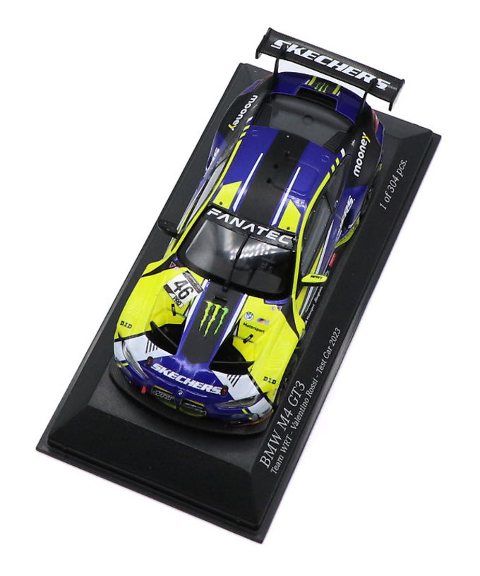 ミニチャンプス 1/43スケール BMW M4 GT3 TEAM WRT バレンティーノ･ロッシ 2023年 テストカー 拡大画像