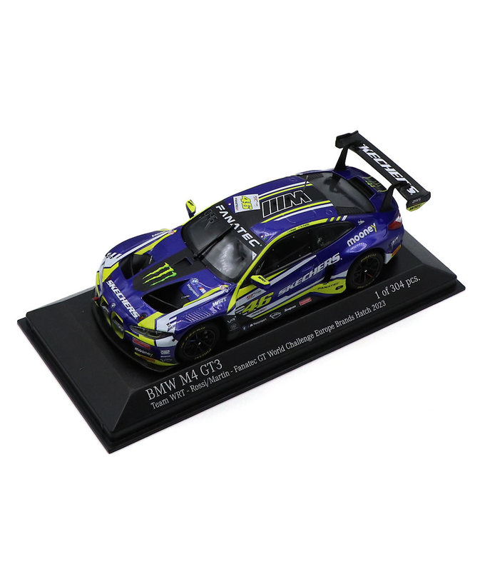 ミニチャンプス 1/43スケール BMW M4 GT3 TEAM WRT バレンティーノ・ロッシ 2023年 Fanatec GT ワールド チャレンジ ヨーロッパ ブランズハッチ 拡大画像