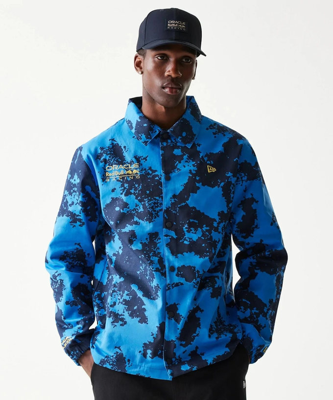 オラクル レッドブル レーシング NewEra オーバーサイズ コーチジャケット ブルー /FN-W/ARB拡大画像
