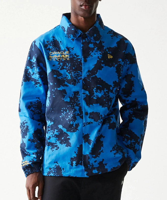 オラクル レッドブル レーシング NewEra オーバーサイズ コーチジャケット ブルー /FN-W/ARB拡大画像