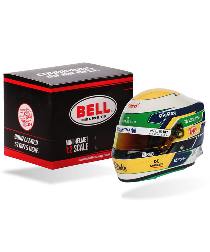 BELL 1/2スケール ガブリエル・ボルトレート 2025年 キック ザウバー チーム ヘルメット拡大画像
