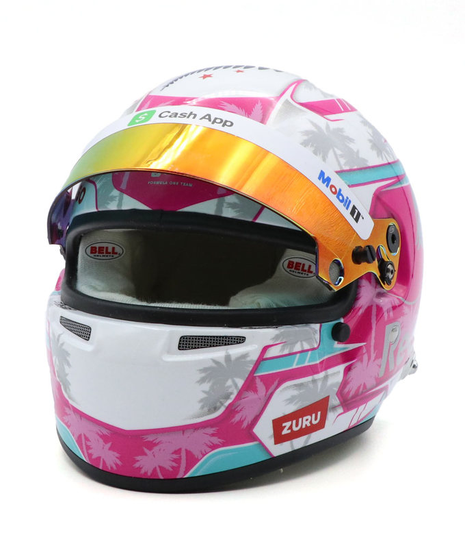 BELL 1/2スケール リアム・ローソン 2025年 マイアミGP VISA CASH APP RB F1 チーム ヘルメット拡大画像
